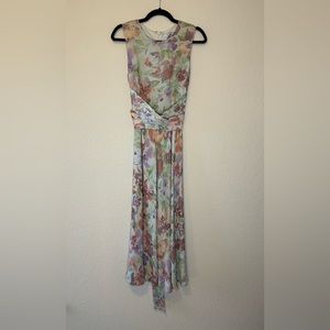 Adrianna Papell 100% Silk Sleeveless Dress